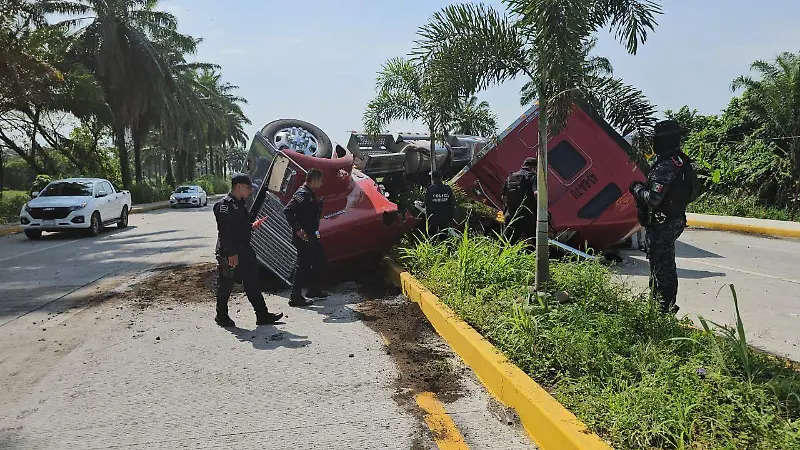 Accidente libramiento sur Tapachula